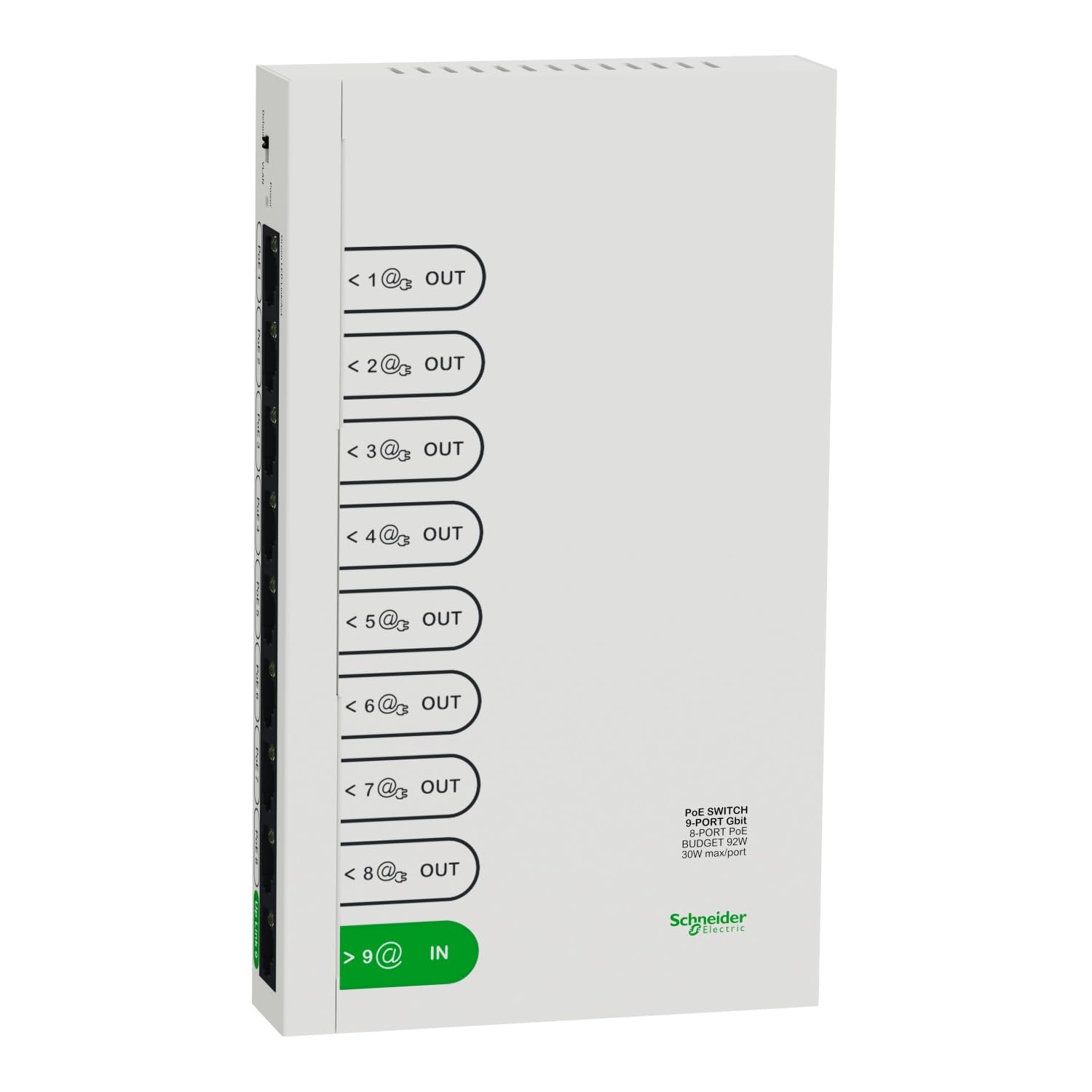 Resi9 SWITCH ETHERNET 9 PORTS 1GBIT POE Schneider Electric