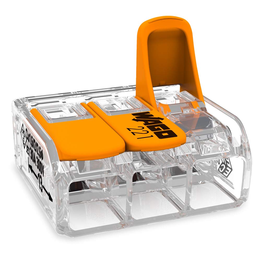WAGO® Borne à 3 conducteurs 6mm²